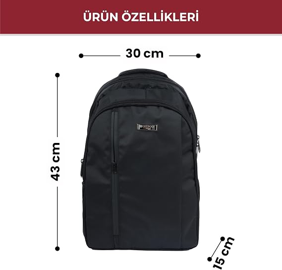 15.6 İnç Laptop Sırt Çantas