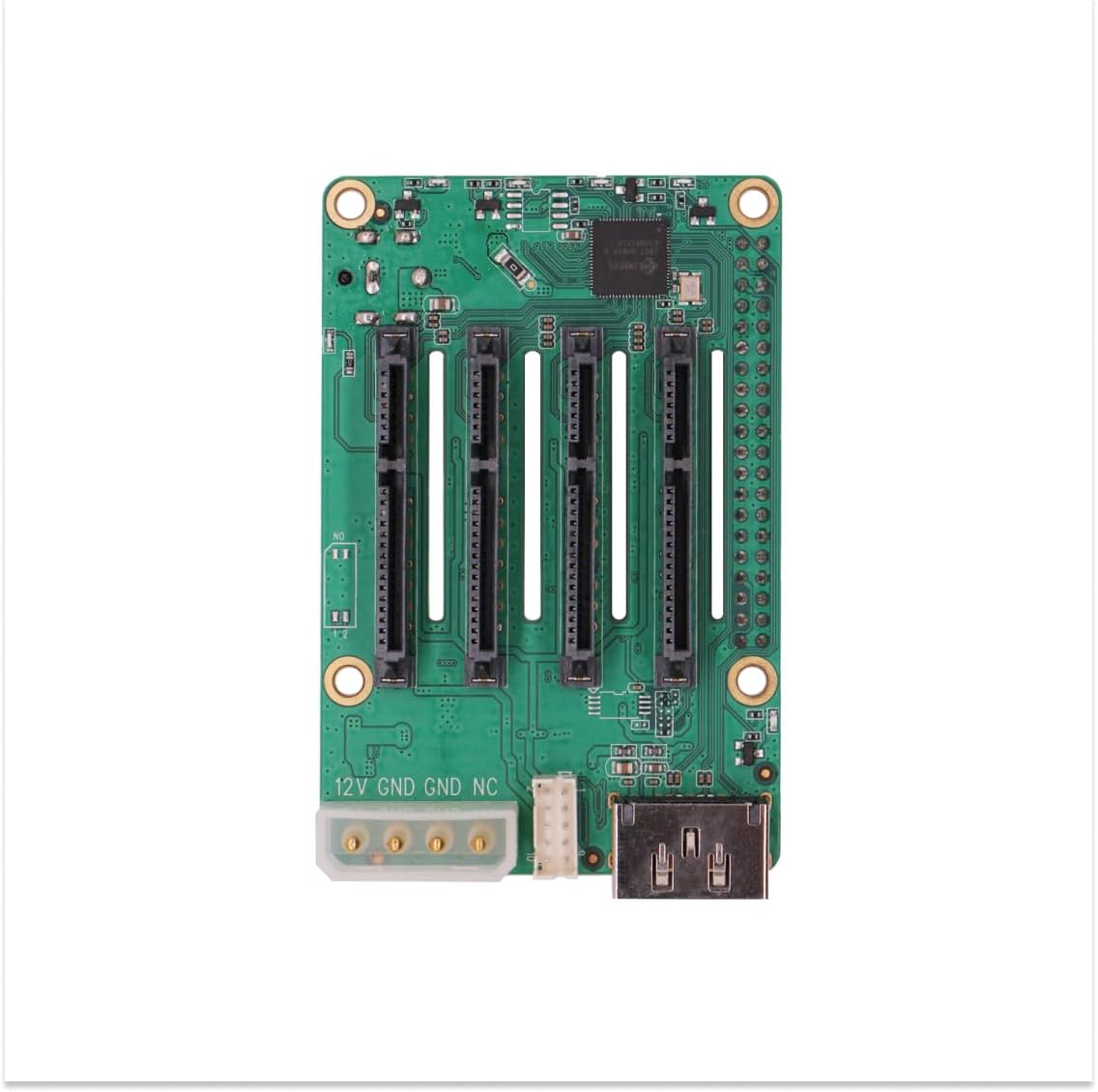Penta SATA HAT, Up to 5X SATA disks HAT for Raspberry Pi 5 and Rock Pi SBCs, Mini NAS Server, Single Board Computer