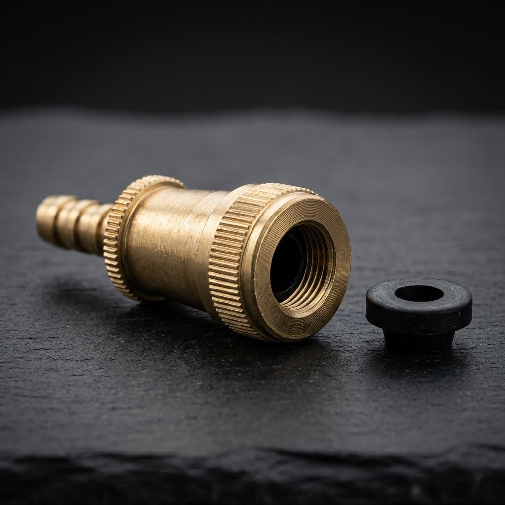 Raccordo Pompa Bici Ottone Universale Compatibile Valvola Italiana Francese Tenuta Ermetica Ricambio Gonfiaggio