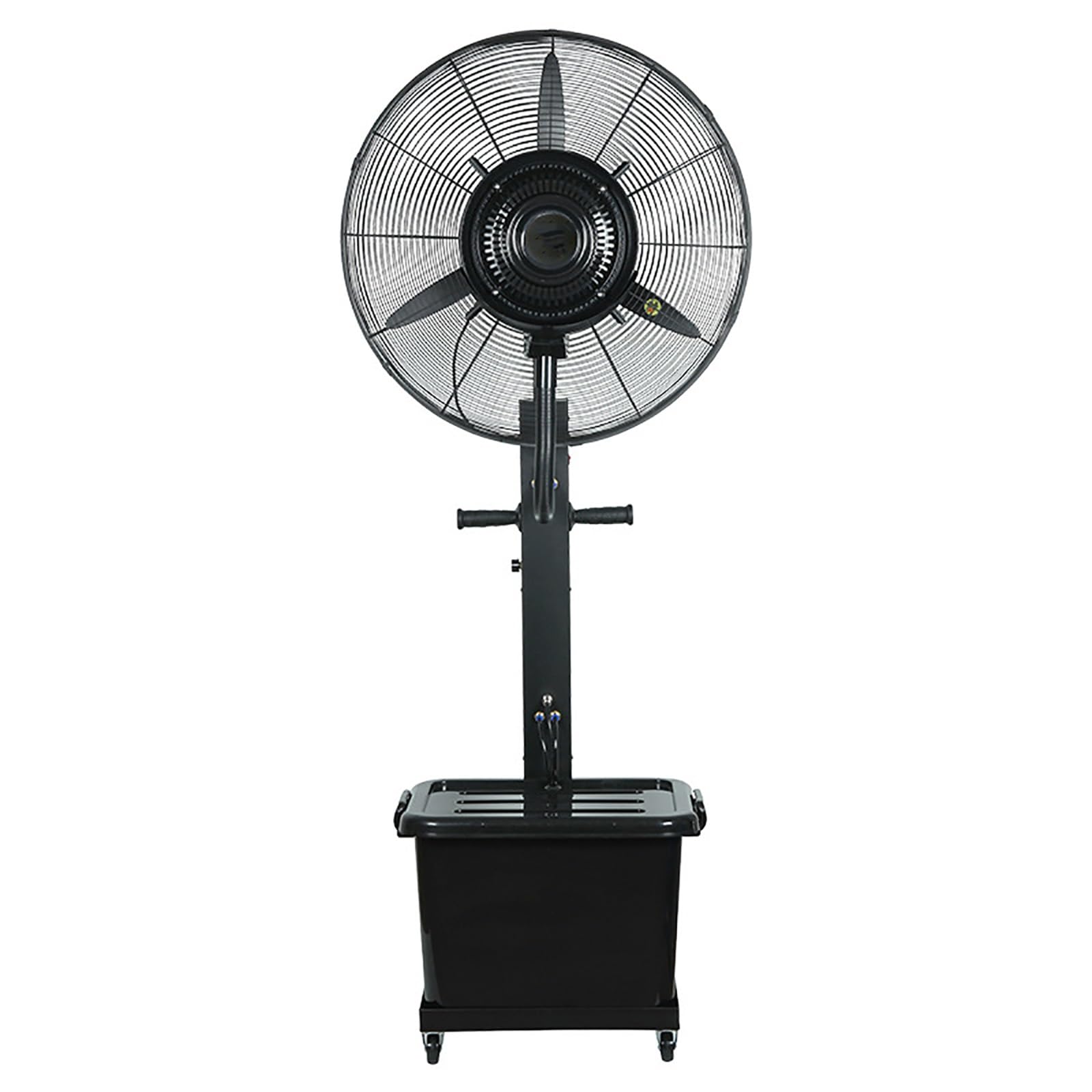 asdchZen Misting Fan, Portable Oscillating Pedestal Fan With 3 Speeds Mist Spray For Backyard Patio,One Color-750mm (30in)