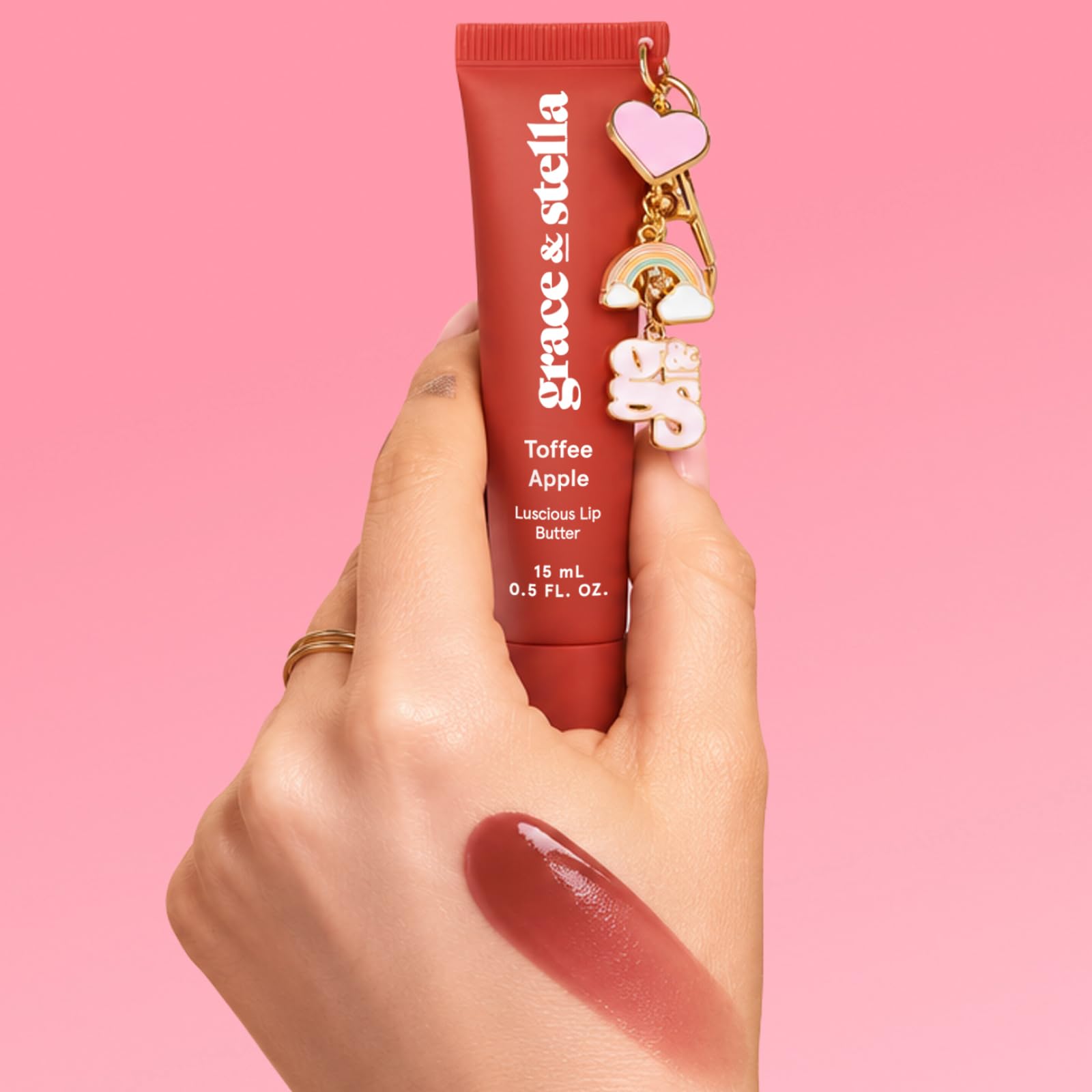 Grace & Stella Toffee Apple Lip Gloss - Hydrating Butter -6