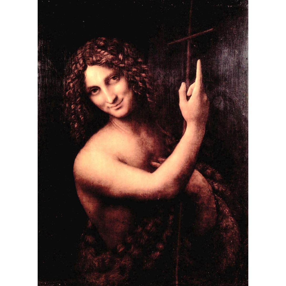 Toile Da Vinci Saint Jean-Baptiste aux couleurs durables