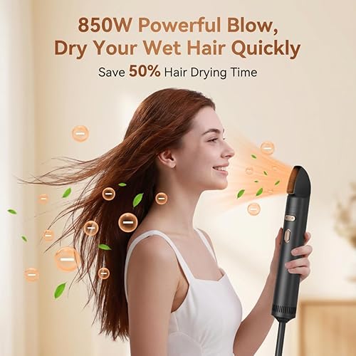 Miniatura 6 de Cepillo secador 3 en 1 con cabezales de cepillo intercambiables de 1.496 pulgadas y 1.796 pulgadas y boquilla concentradora de alta velocidad, 3