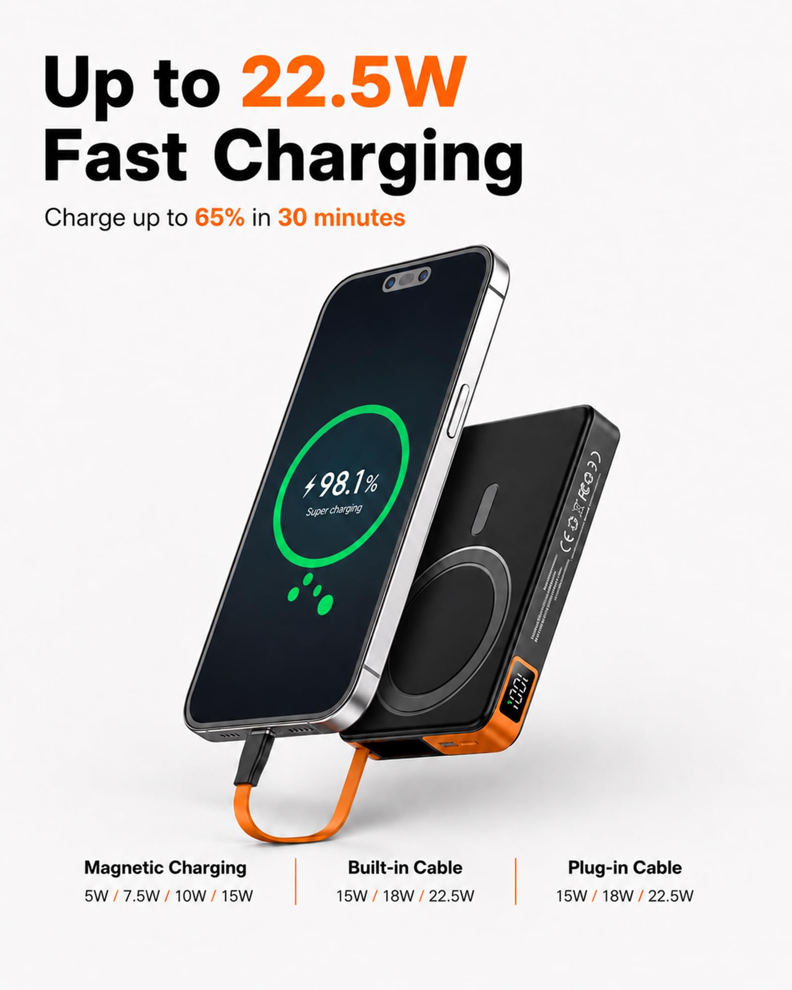 PowerBank Magnetico 10000mAh MP51YL0107E
