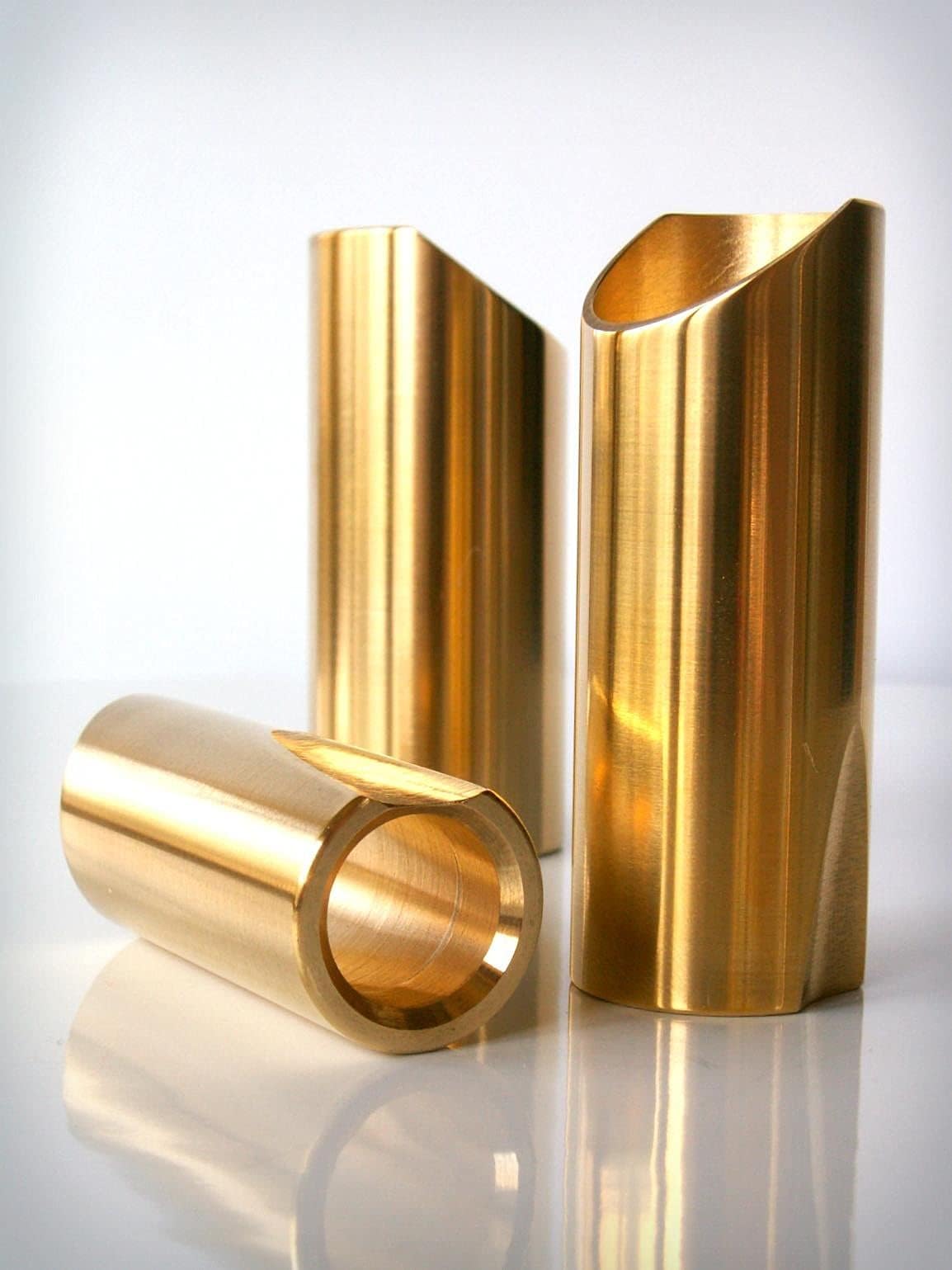 The Rock Slide Polished Brass Slide - Medium
