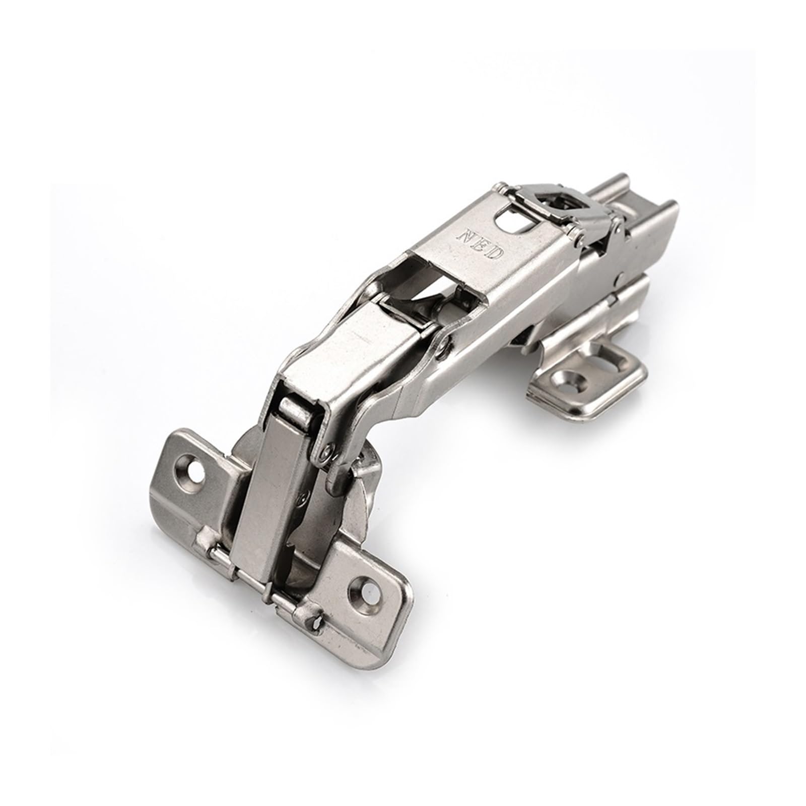 175 Degree Cold Rolled Steel Fixed Hinge Rustless Iron Cabinet Cupboard Door Hinges for Furniture Hardware (Size : 3Insert)