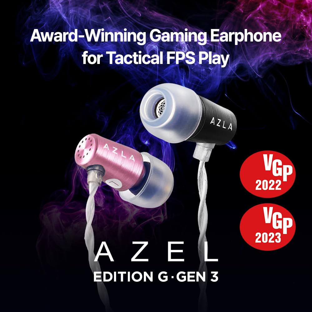 AZLA AZEL GEN 3 Gaming Earbuds with Mic – FPS Tuned Earphones - Dettaglio