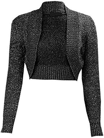 metallic bolero jacket