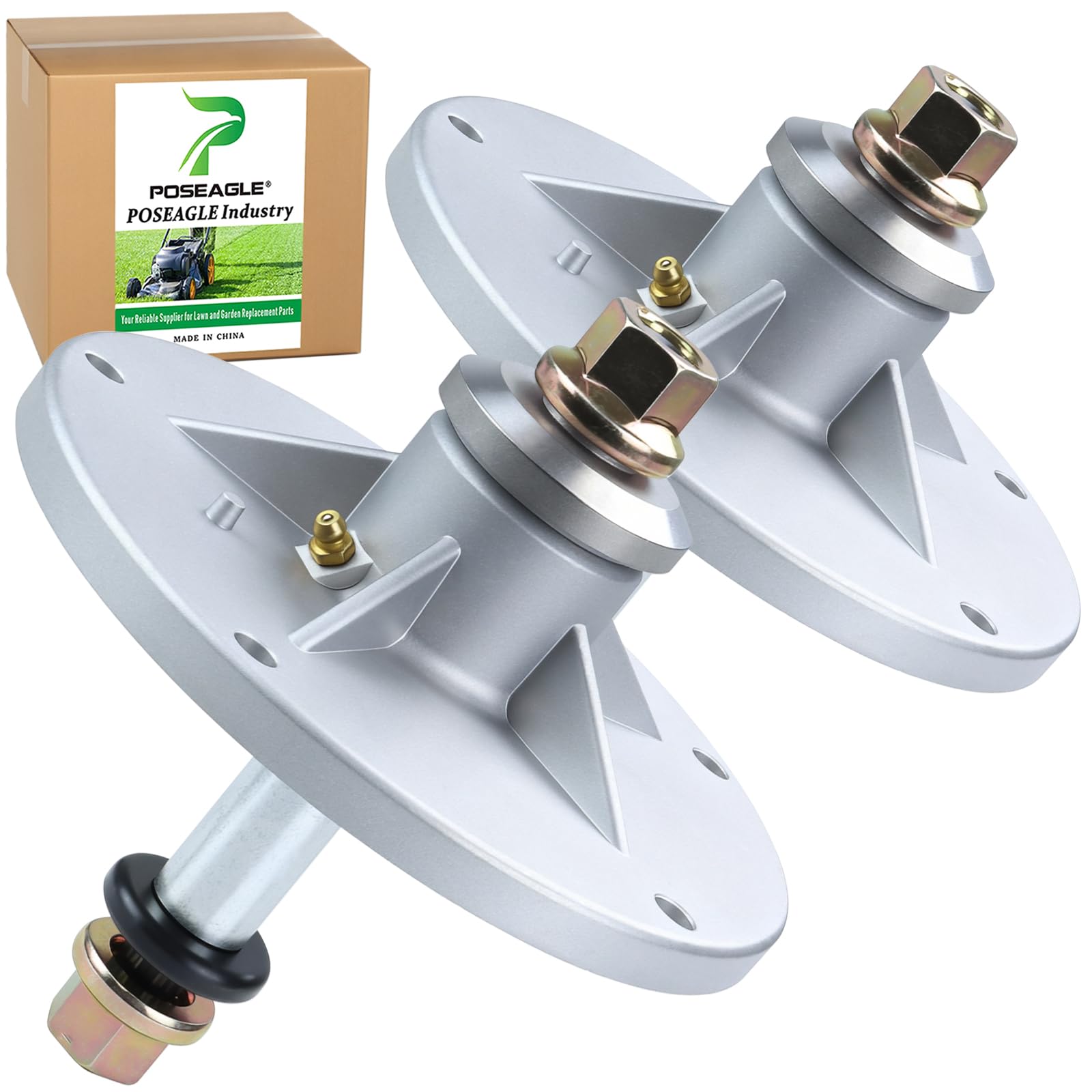 Photo 1 of POSEAGLE 2 Pack 1001046 Spindle Assembly Replaces Murray 492574ma Spindle Assembly 092574MA 094129MA 090905MA for Murray Many 38'' 40'' 42'' Lawn Tractors