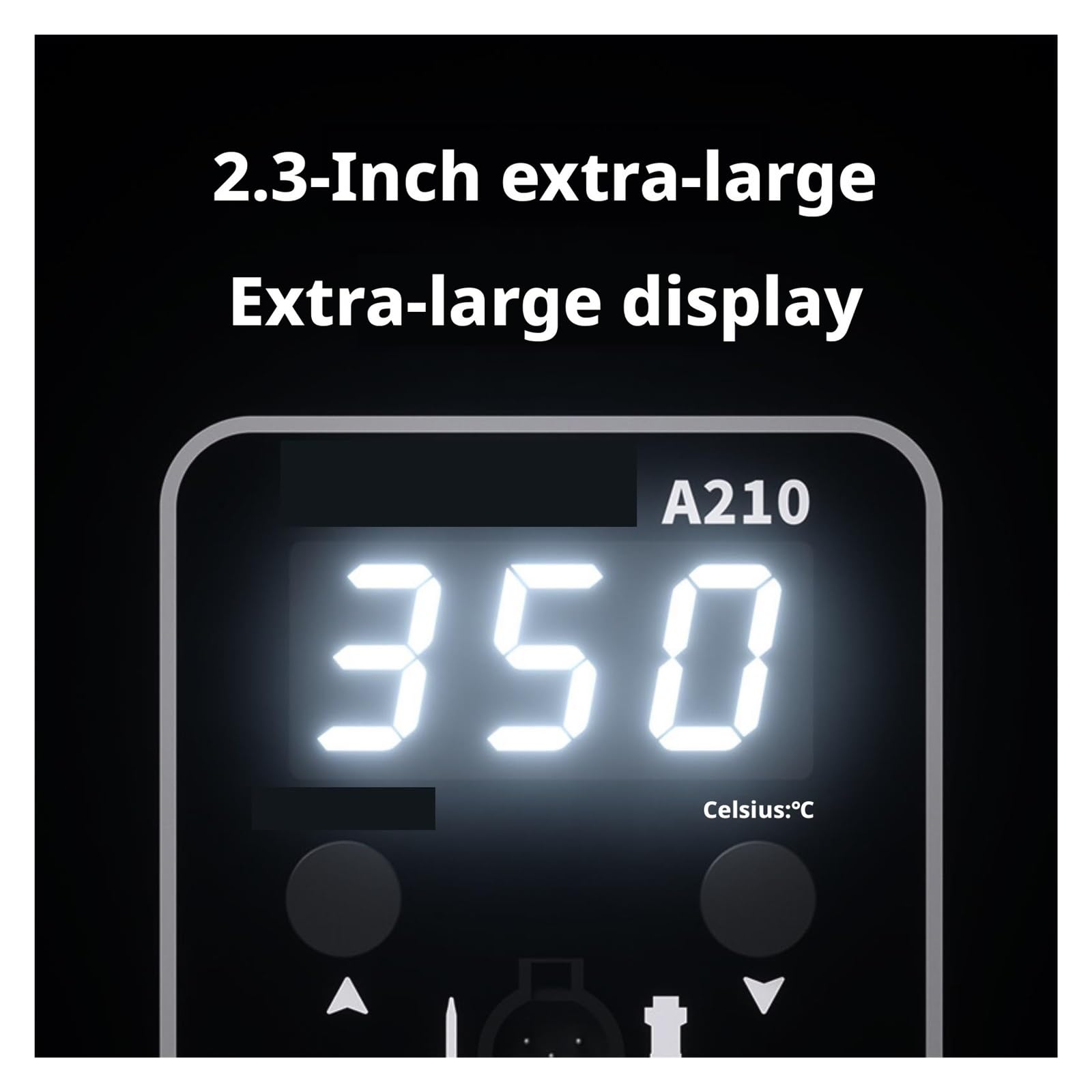 Estación de soldadura, Estación de soldadura digital inteligente T210 con pantalla LED 2,3 pulgadas