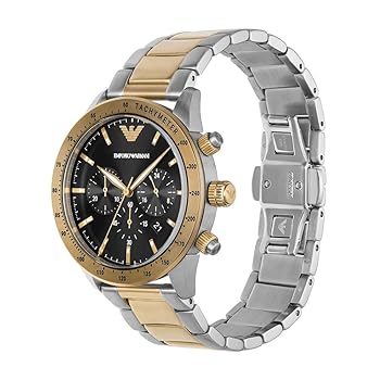 Amazon.com: Emporio Armani Men's Chronograph Two-Tone