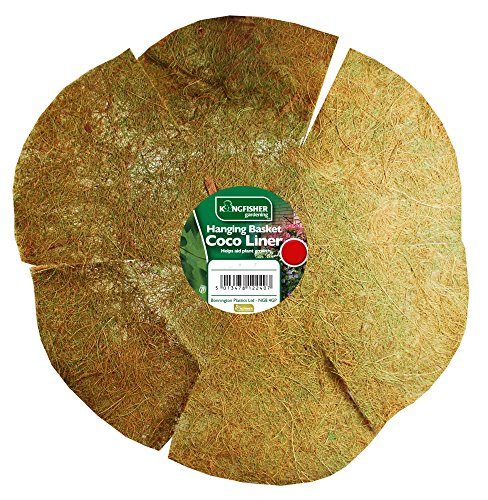 King Fisher hblc16u00a0F (Soporte de Coco para Colgar Cesta Maleterou00a0u0096u00a0marrón