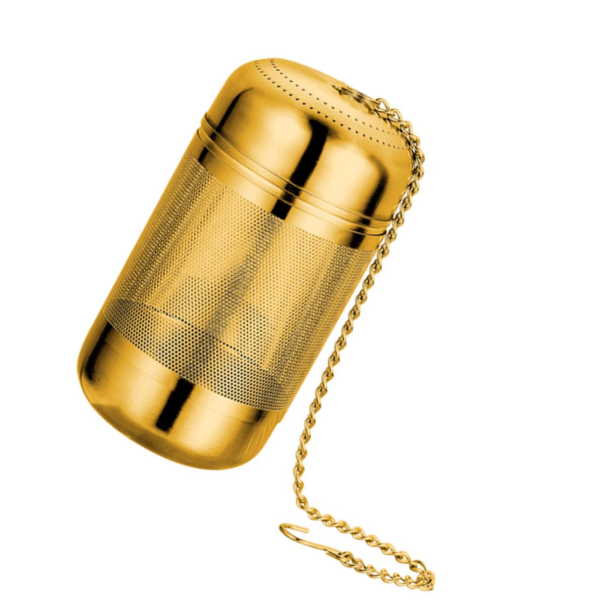 OUNONA Stainless Steel Tea Infuser Strainer Long Handle Tea Ball Steeper Portable Seasoning Filter