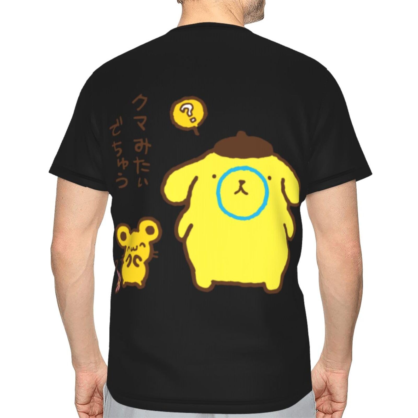 Amazon.co.jp: メンズ Tシャツ ポムポムプリン 春夏服 人気 カットソー