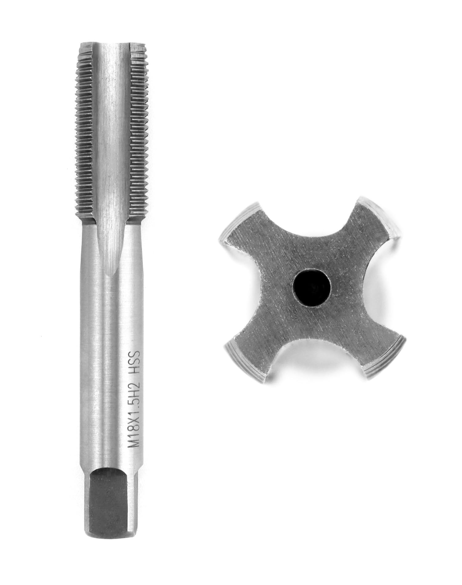 M27 X 2mm Pitch HSS Metric Tap Set – Taper & Plug, Right Hand Thread, 27mm (US Stock)