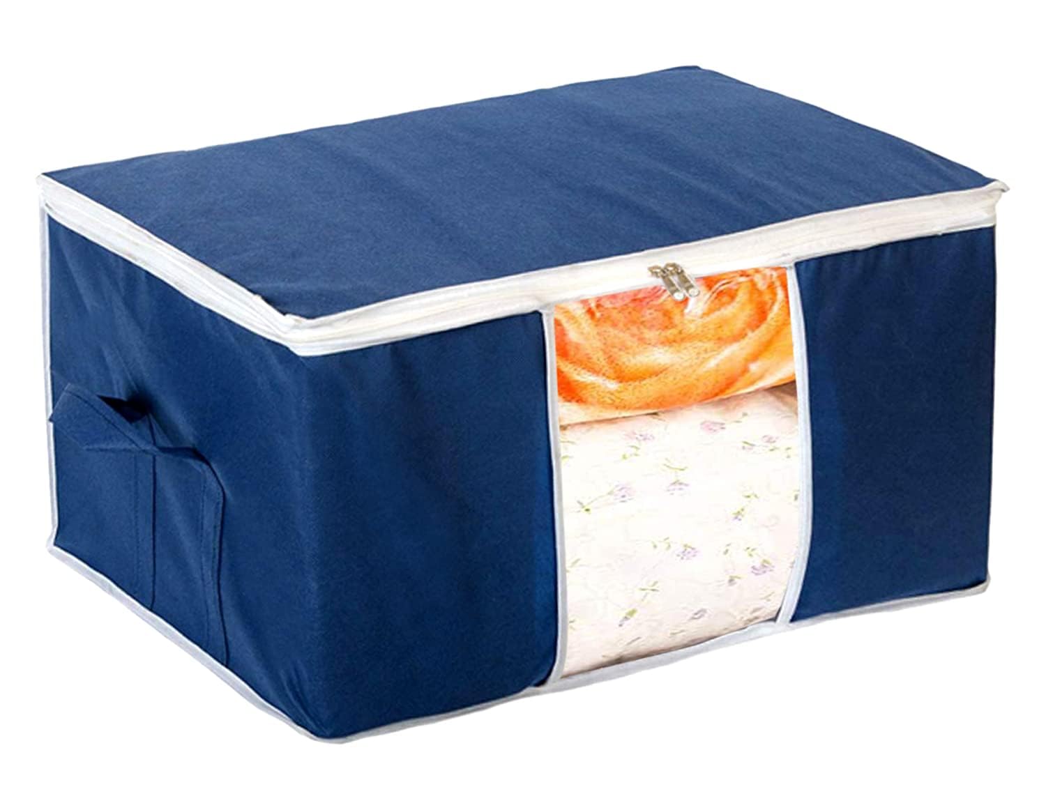 Kuber Industries Clothing Storage Bags, Under Bed Foldable Organizer, Store Blankets, Clothes with Tranasparent Window