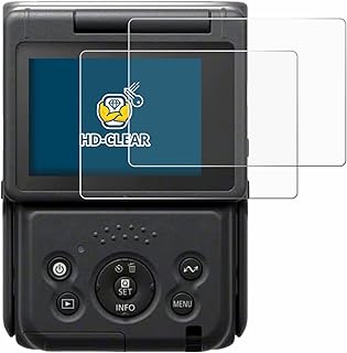 brotect 2-Pack Screen Protector compatible with Canon PowerShot V10 Vlog Camera - HD-Clear Protection Film