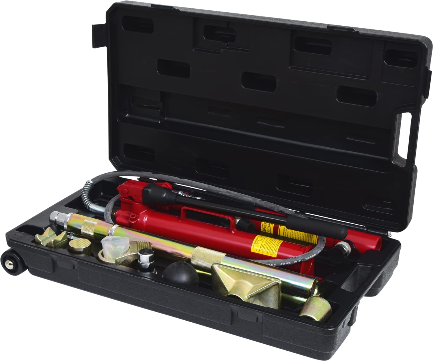 KS Tools 160.0175 Hydraulischer KFZ-Richtwerkzeugsatz 10t, 17-tlg.
