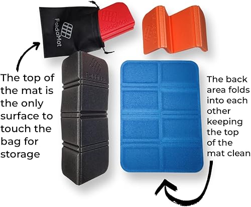 Miniatura 3 de Almohadilla de gimnasio plegable de espuma para cambiar de vestuario, impermeable, resistente a la humedad. La alfombrilla sin olor es ideal para