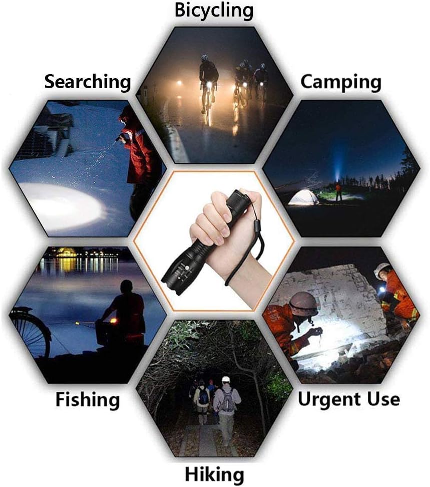 Flashlights Rechargeable Flashlight Tactical Waterproof Photo