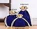 WENDIN 2.8x3.6 Inch 30 pcs Drawstring Velvet Gift Bags with Gold edge Pouches for Small Gift jewelry Pouches Wedding Favors Candy Bags dice bags (2.8x3.6 Inch royal blue)