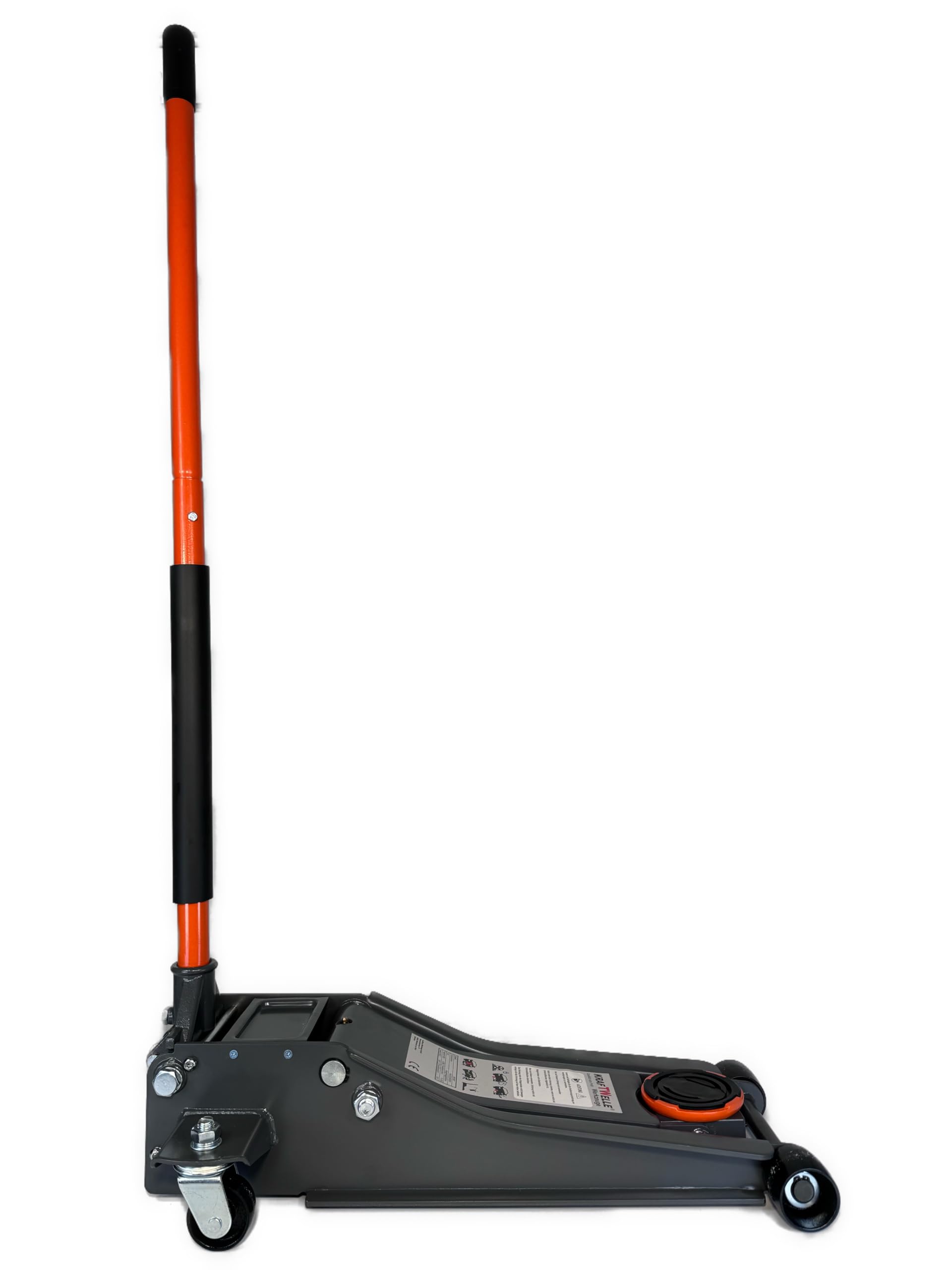 Kraftwelle 4T Gato hidráulico extra plano 75mm-500mm gato hidráulico 3000 kg para vehículos doble pistón