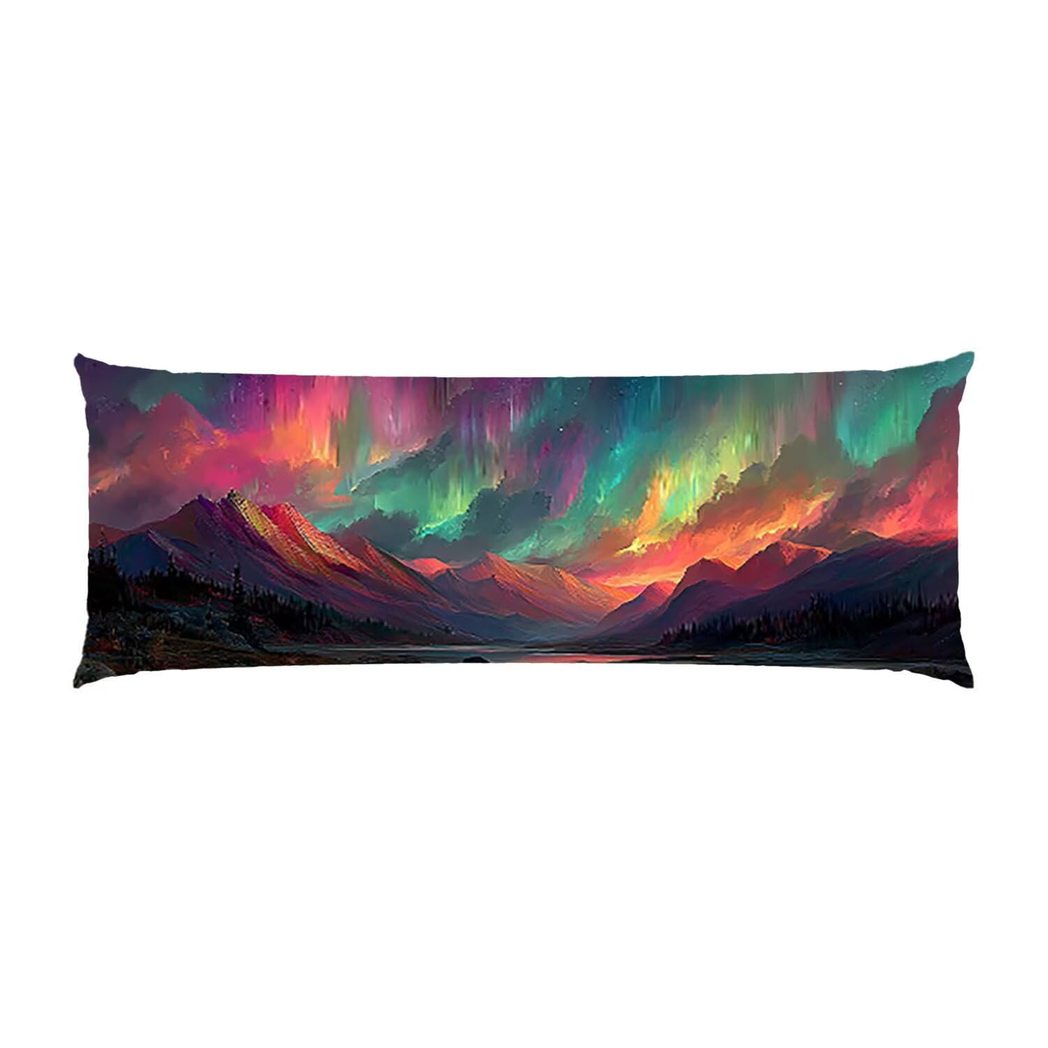 Poszewki na poduszki, bardzo długa poduszka do ciała 60 x 180 cm, światło północne boczne poduszki do spania dla dorosłych, wsparcie pleców i nóg, aksamitna poszewka na poduszkę, poduszka do ciała dla