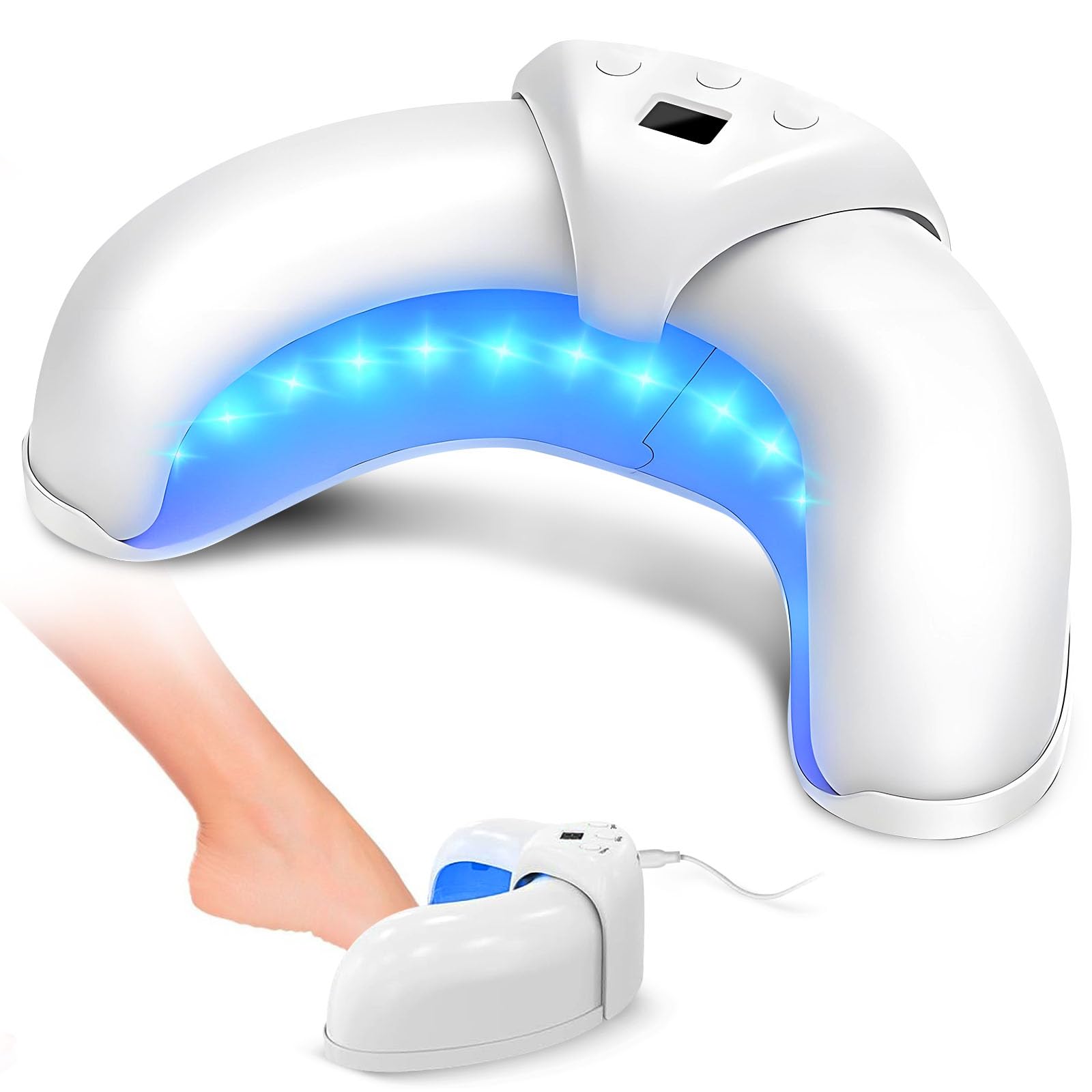 Appareil laser contre les champignons des ongles - Pour plusieurs ongles des mains et des orteils - Pour ongles endommagés et décolorés