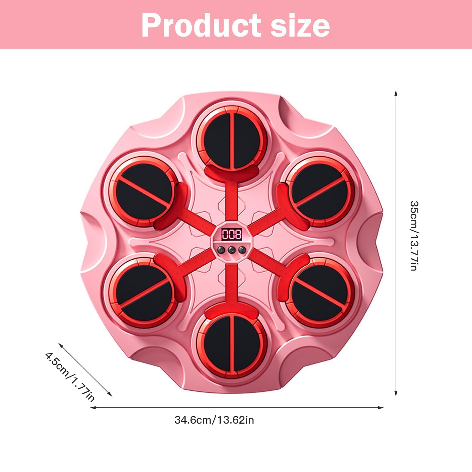 MeYuxg Music Boxing Machine - Boxe Musicale Con Bluetooth E LED - Foto 5