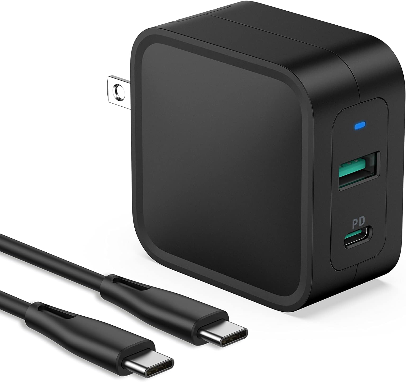 Amazon | Lettop PD 充電器 usb充電器 65W 2ポートUSB-A & USB-C 急速充電器 【GaN (窒化ガリウム ...