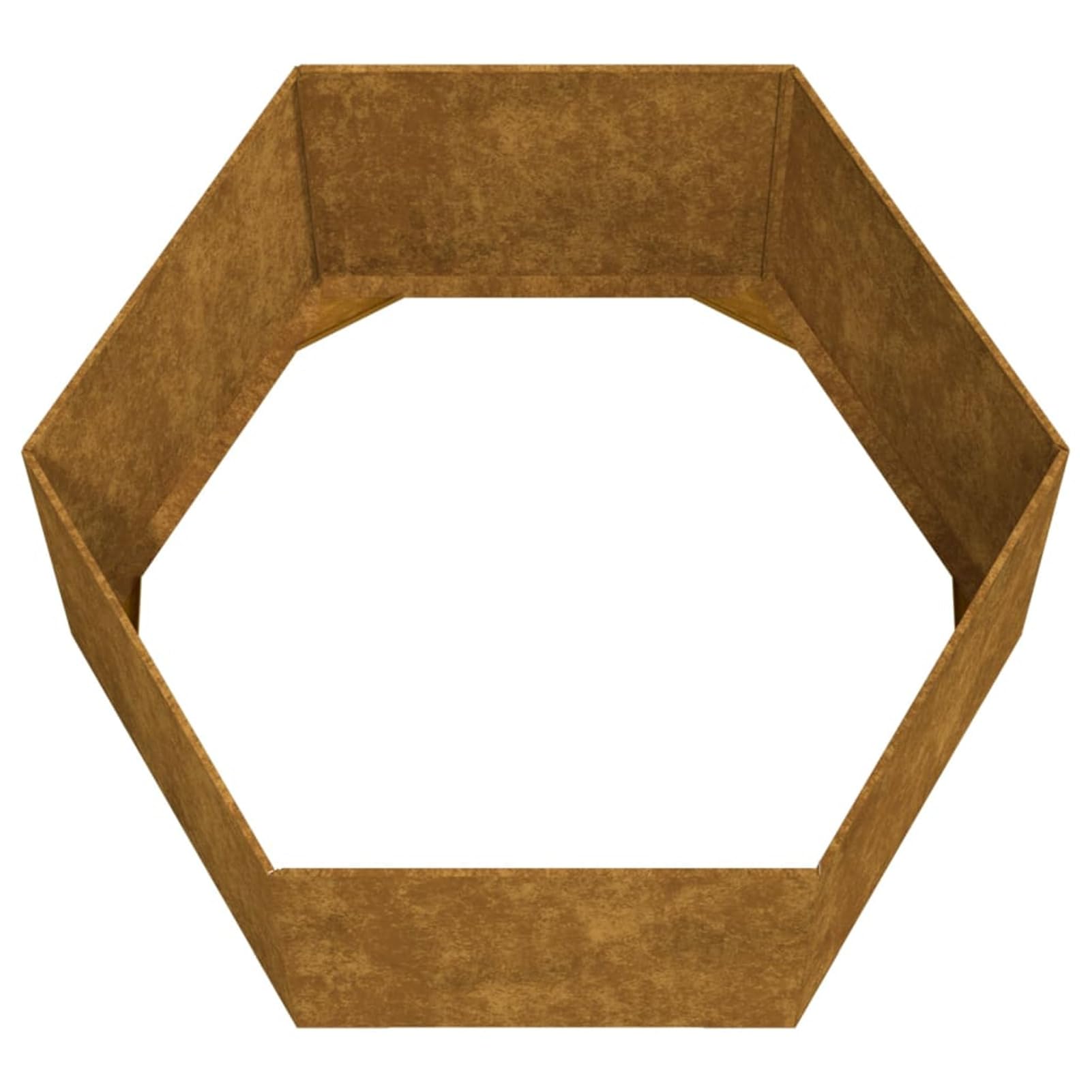 ShGaxin Skrzynka na kwiaty, doniczki zewnętrzne, doniczka zewnętrzna, taras ogrodowy, stal corten szara 90 x 90 x 45 cm