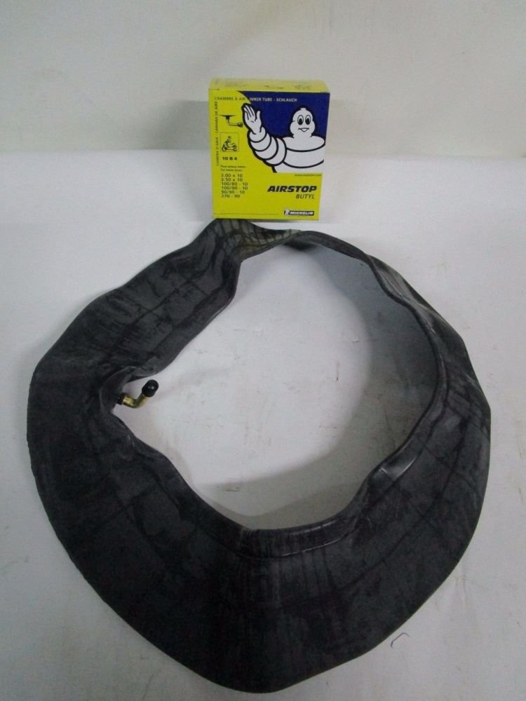 Michelin Camera d'aria per Vespa 3.00-10 3.50-10 100-90-10, valvola ad angolo