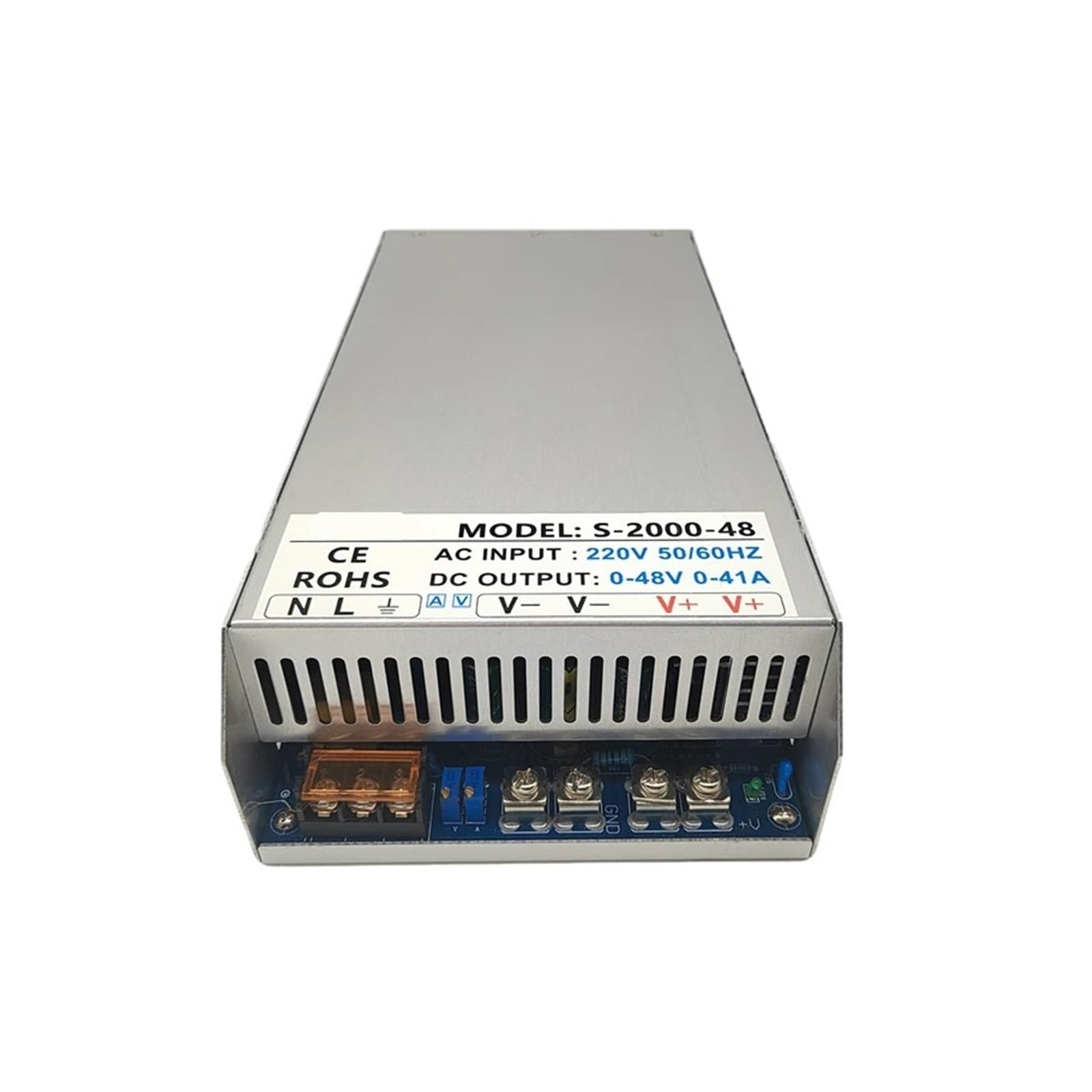 GWRQXWCKA 2000W 1500W Adjustable Switching Power Supply DC 24V 36V 48V 60V 72V 80V 90V 100V 110V 220V 300V DC Power Supply(0-27v-1500w)
