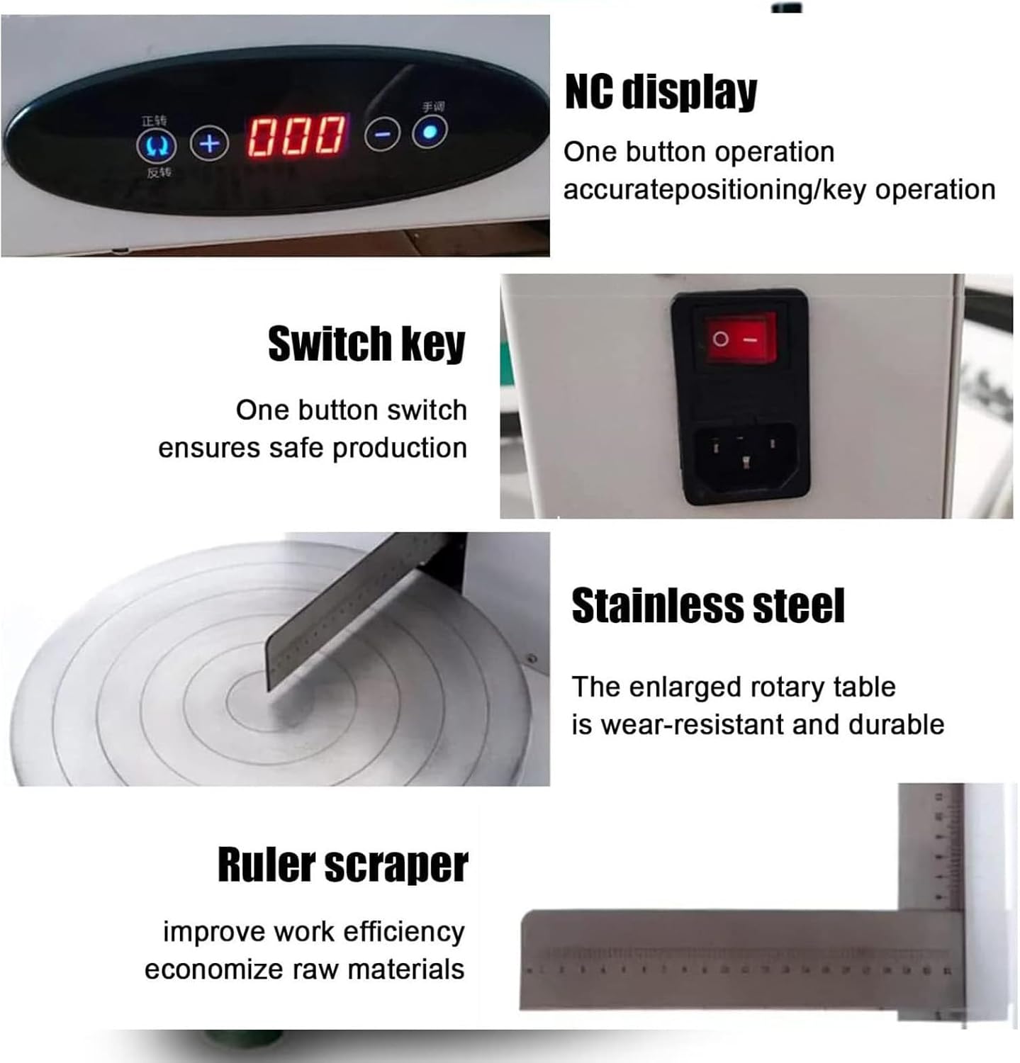 200w Electric Cake Cream Spreader For 4-12in Cake,Automatic Birthday Cake Coating Machine,Smooth Cake Icing Tool And 4 Flattening Tools For Kitchens, Cake Shops, Dessert Shops,Green