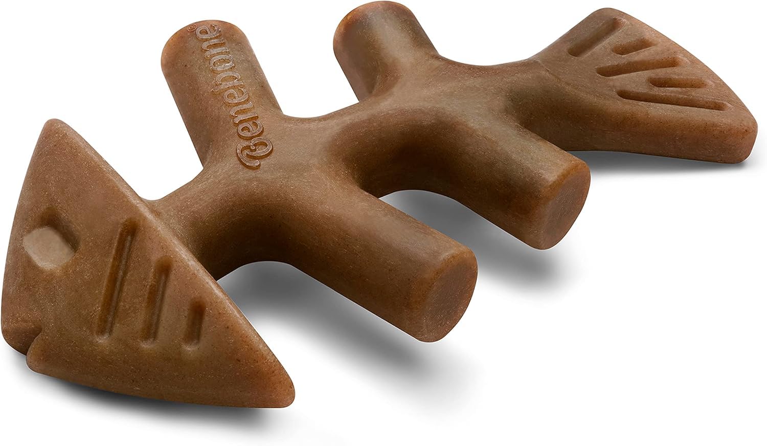 Benebone Fishbone Durable Dog Chew Toy for Aggressive Chewers, Real Fish, Made in USA, Giant