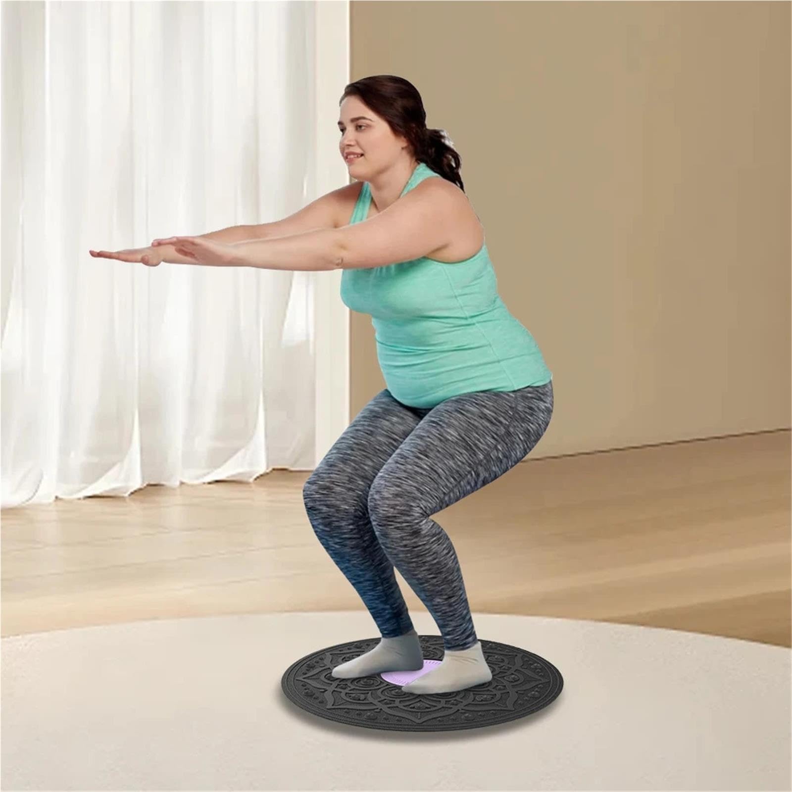 Gleichgewichtstrainer Wackel-Balance-Board, Yoga-Schaukel, Balance-Board, rutschfestes Balance-Trainingsgerät