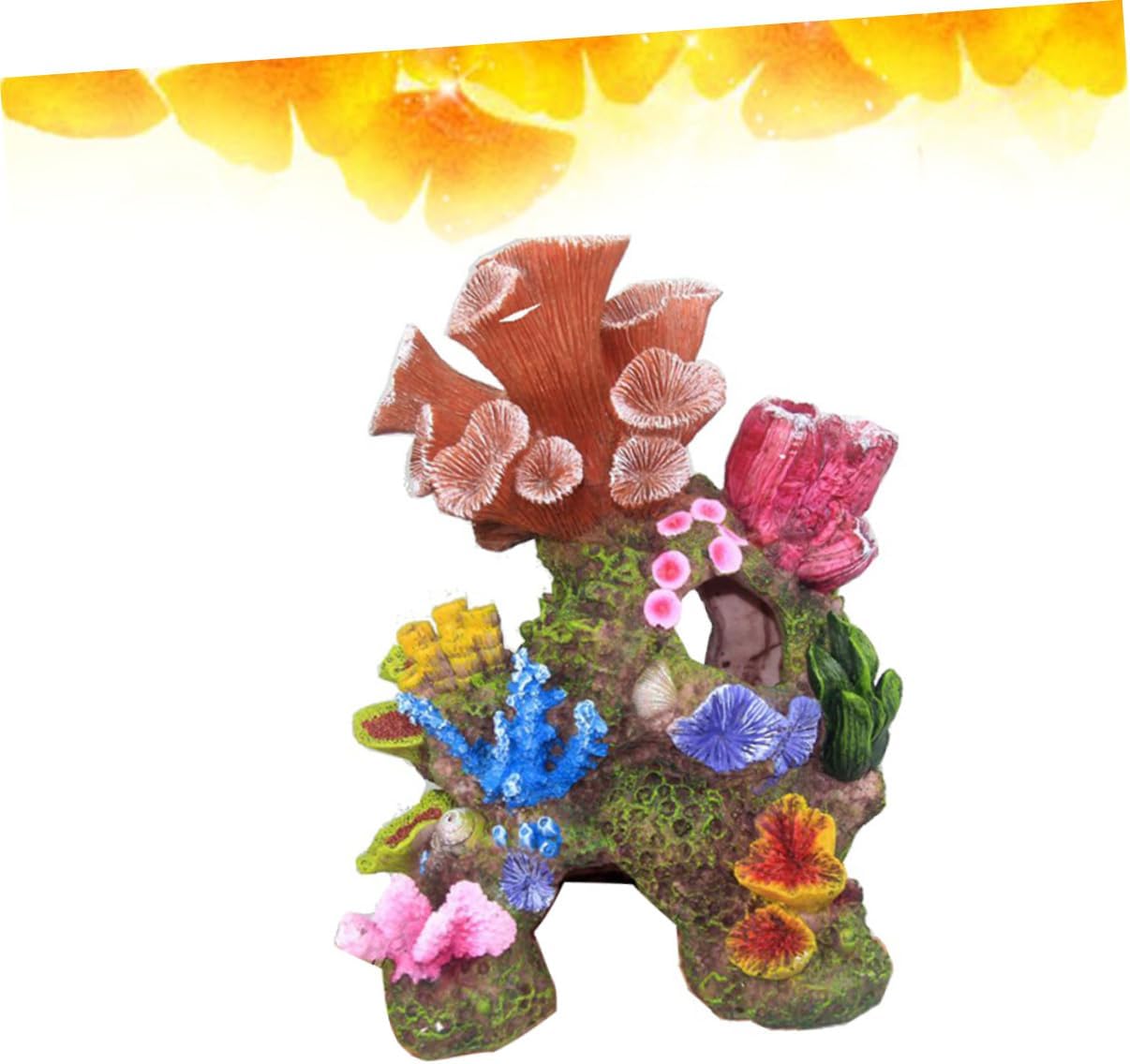 VANZACK Elegant Aquarium Fish Tank Decor Fake Coral Reef Reef Landscape Artificial Fish Tank Landscape for Home