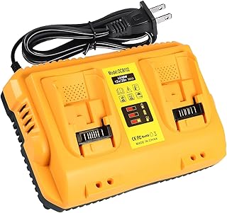 DCB102 Replacement for Dewalt Battery Charger Station Comaptible with Dewalt 12V/20V Battery Charger Work with Dewalt 20 Volt Battery and Tools