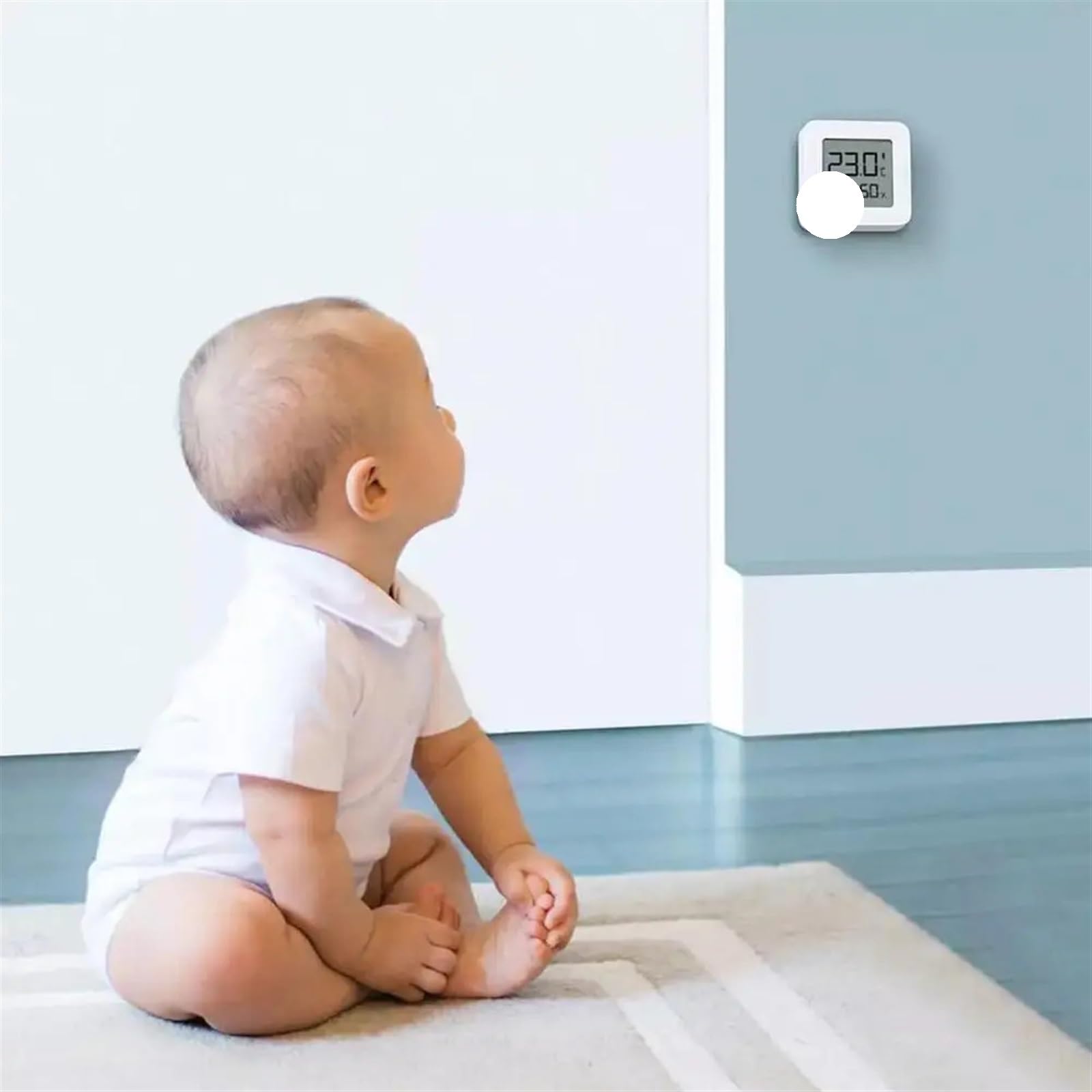 Igrometro digitale da interno, Monitor della temperatura ambiente Termometro digitale Sensore di umidità Bluetooth, 1/2/3/4 pz(4pcs)