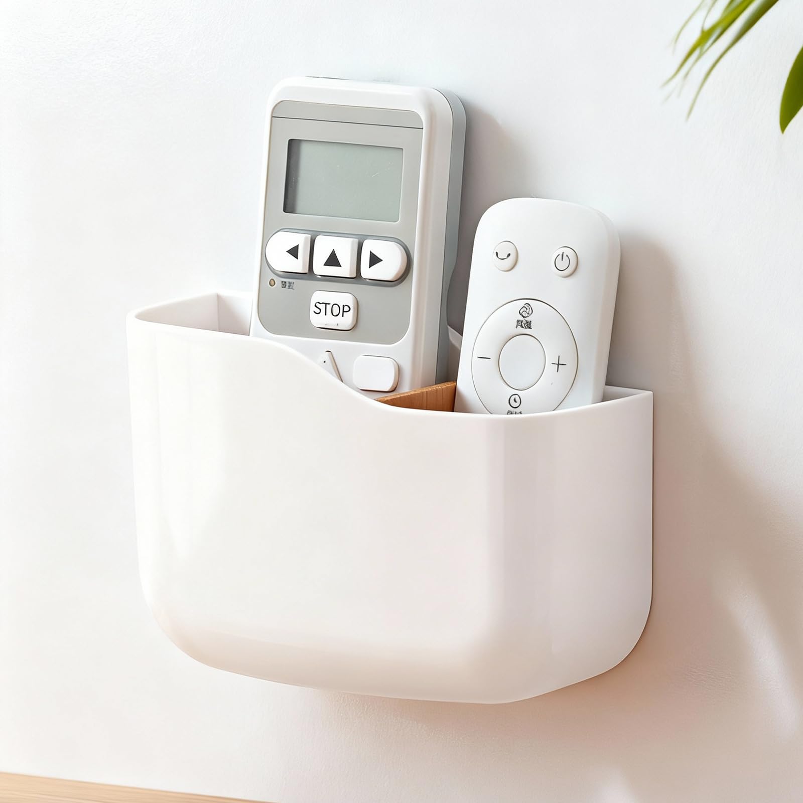 DECHOUS Supporto per Telecomando da Parete in Legno, Porta Telefono senza Foratura, Organizer Compatto Multiuso per Camera da Letto e Soggiorno, Risparmio Spazio e Ordine Verticale DECHOUS Supporto per Telecomando da Parete in Legno, Porta Telefono senza Foratura, Organizer Compatto Multiuso per Camera da Letto e Soggiorno, Risparmio Spazio e Ordine Verticale