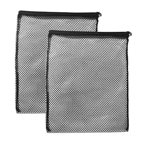 Aquatic Experts Mesh Bags for Bio Ball Filter Media - Perfect for Aquarium and Pond Filtration, (2 Pack 10 inches x 12 inches) Cover