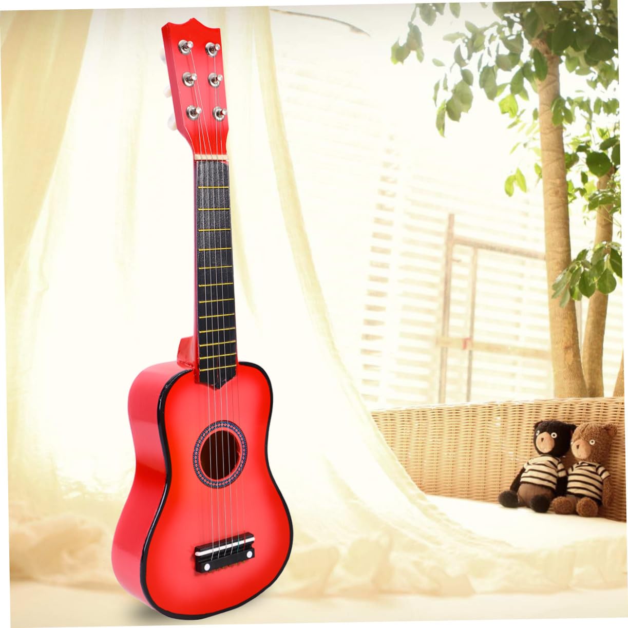 Chitarra per Bambini in Pollici Legno 21 Rosa