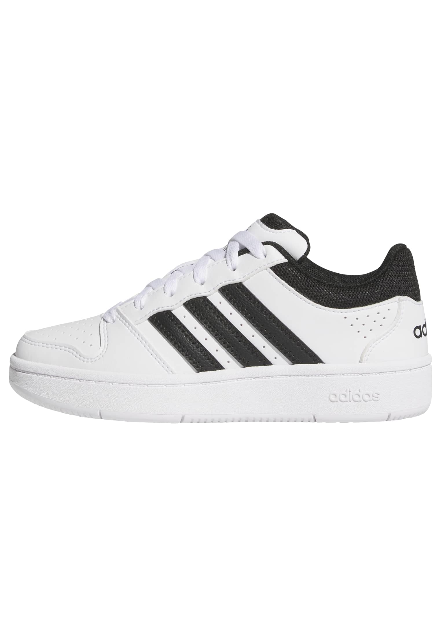 Adidas Unisex Kids Blanc Kids' Logo Trainers Hoops Classic