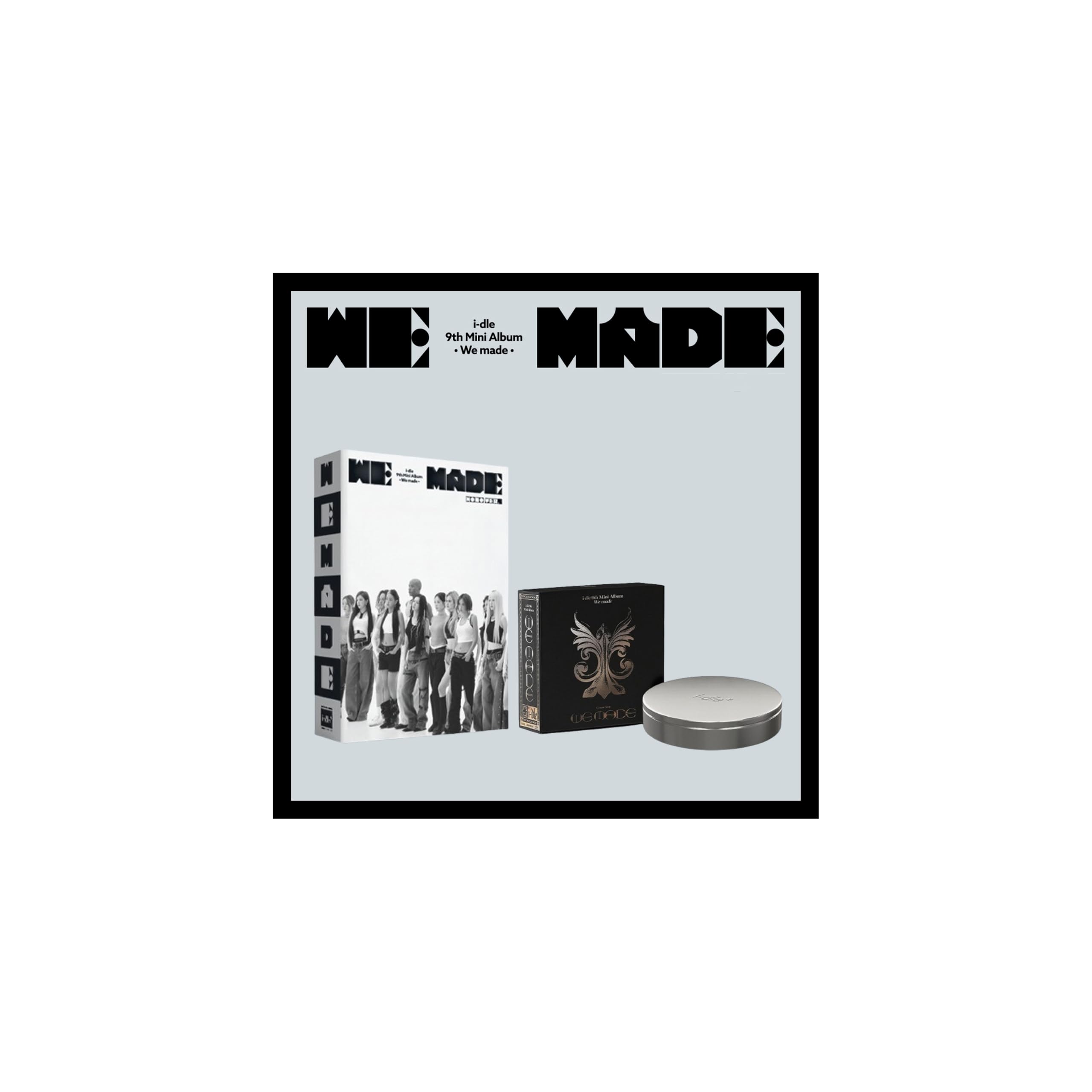 (Zestaw 2 wersji: Mono+Crow) i-dle Stworzyliśmy 9. mini album z bezczynnością śledzenia