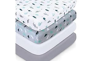 Juego de 4 Sábanas para Cuna de Bebé Niña