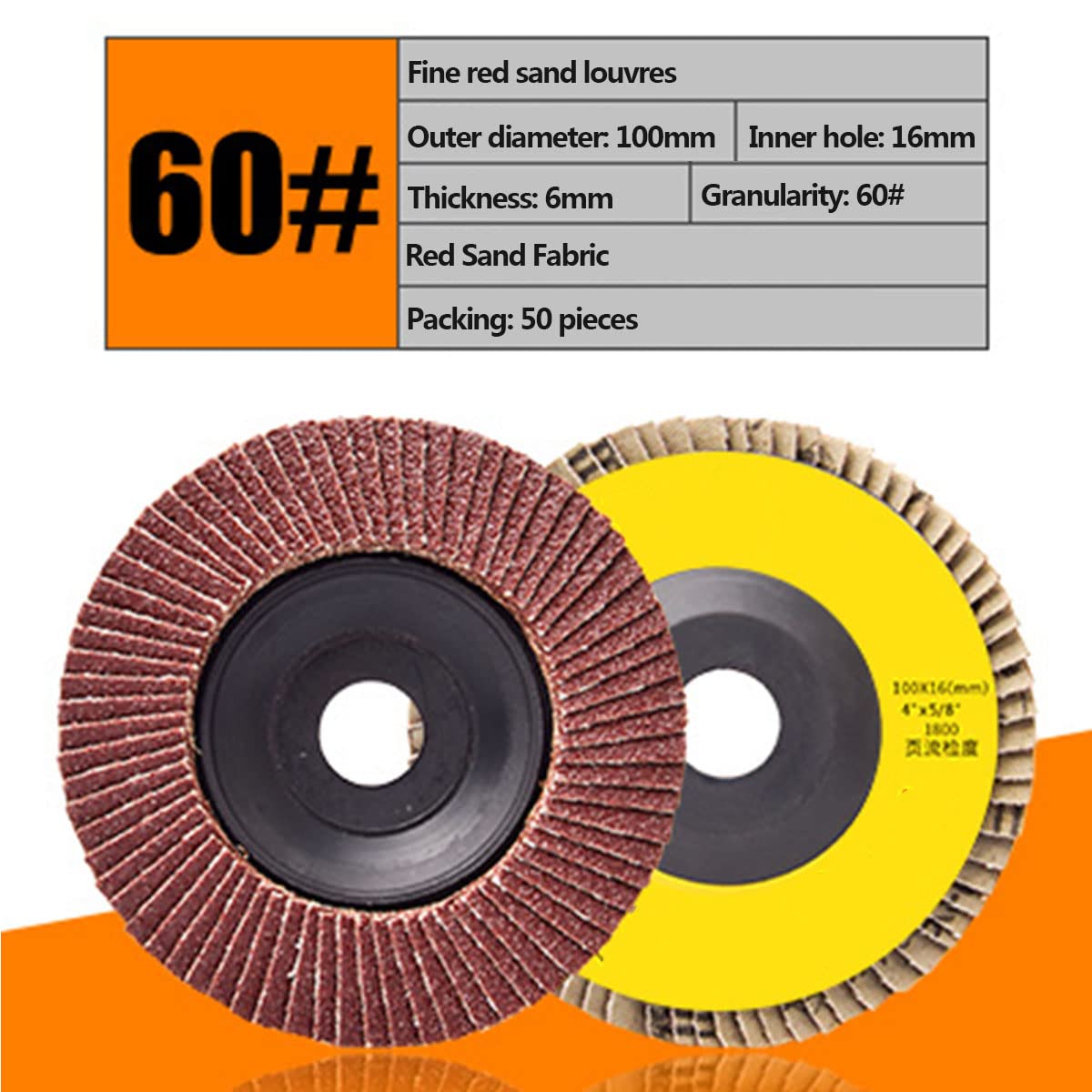 50 discos abrasivos de alúmina abrasivos.