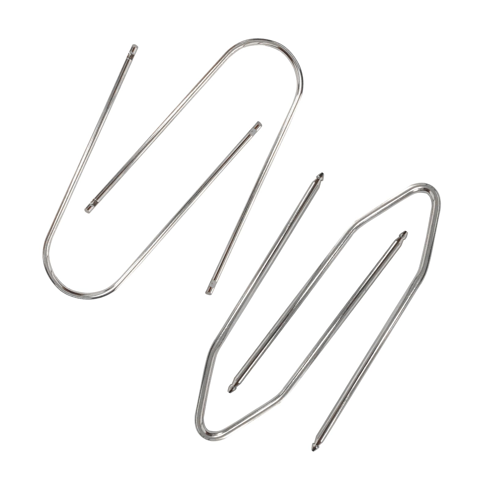 4 PCS Car Radio Removal Pry Tool, U/V-Shaped Stainless Steel Auto Stereo Release Tool Kit, Universal Radio Remover for Disassembly of Most Vehicle Audio Frequency Converter