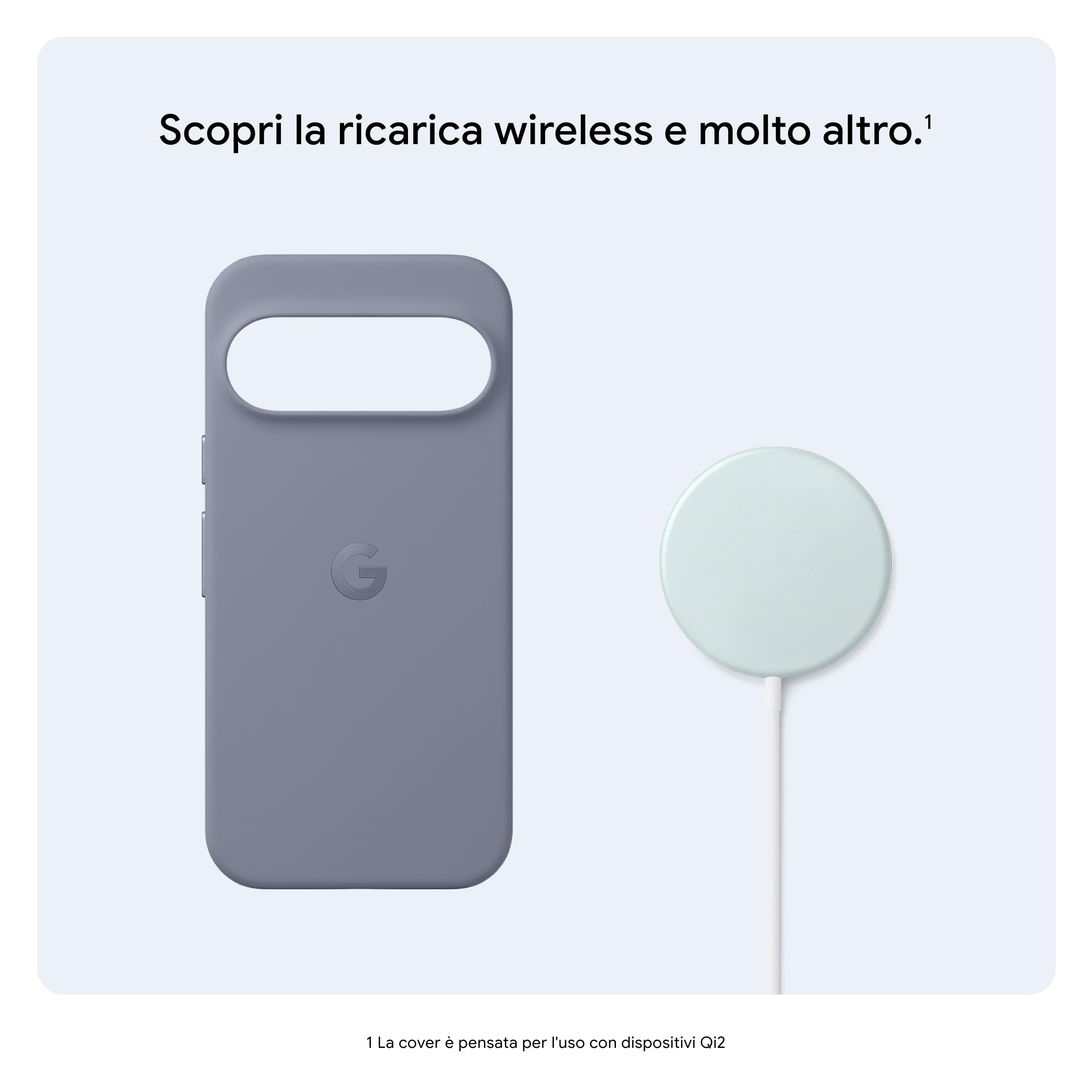 Cover Pixelsnap per Google Pixel 10 & Pixel 10 Pro - Protezione duratura - Realizzata per proteggere con stile - Blu indaco (Made by Google)