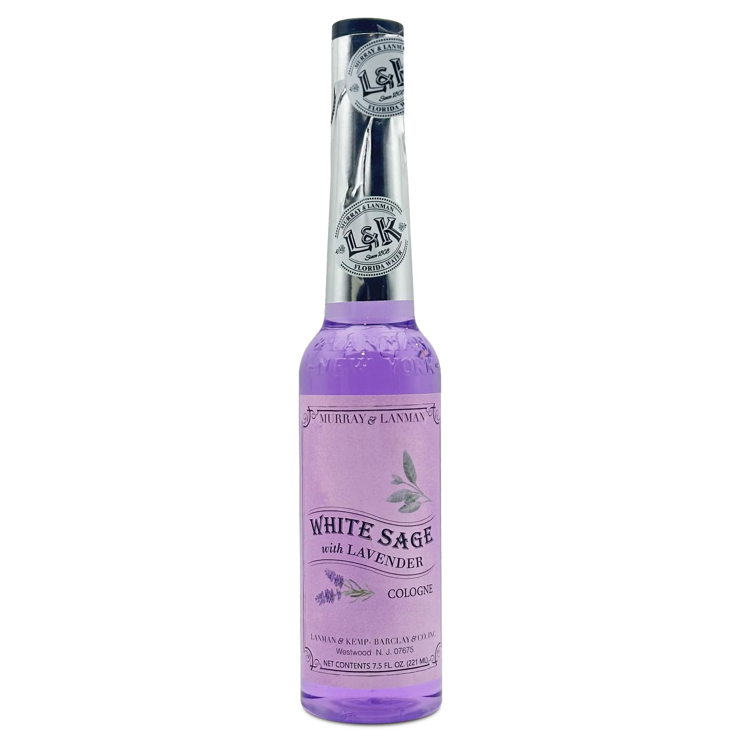 L k white sage with lavender cologne 7 5 oz