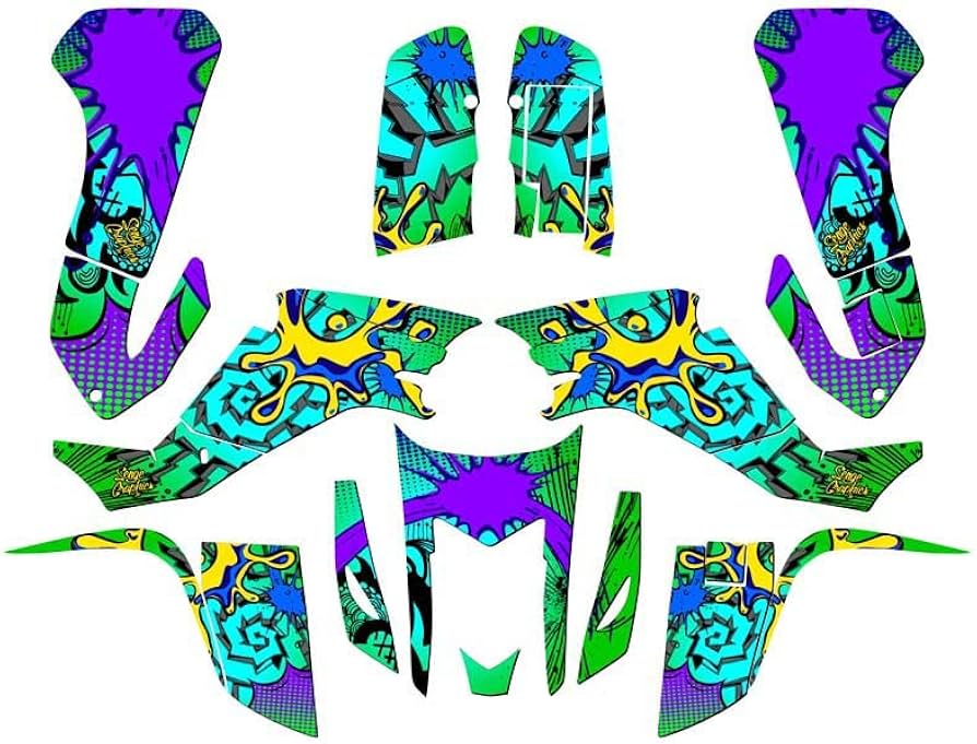 Amazon.com: All Years KFX 400 Zany Green Senge Graphics Kit Amazon.com: All Years KFX 400 Zany Green Senge Graphics Kit